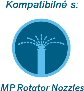 Kompatibilita série postrekovačov Hunter Pro-Spray RPS40 s tryskami MP-Rotator.
