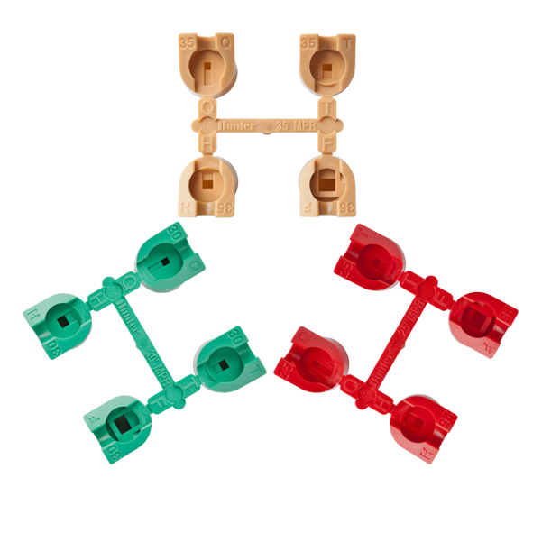 Sady trysiek MPR pre presný zrážkový úhrn