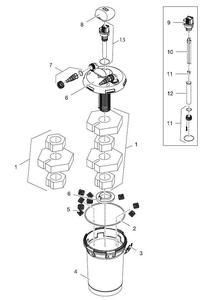 Oase tesnenie pod veko pre  BioPress a PondoPress 6000 - 15000