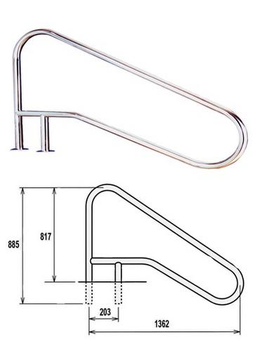 Flexinox rebríkové madlo FX-02 AISI 316