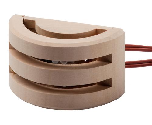 Sentiotec Feuchtesensor für Wave com4, braunes Holz
