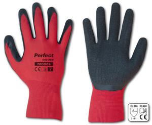 Rukavice PERFECT GRIP RED latex 8