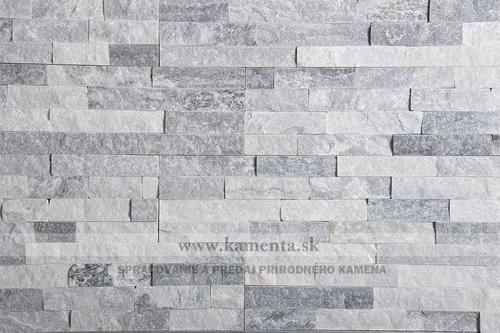 Kamenný obklad Ice Grey obkladový panel 60 x 15 x 1,5 - 3 cm 