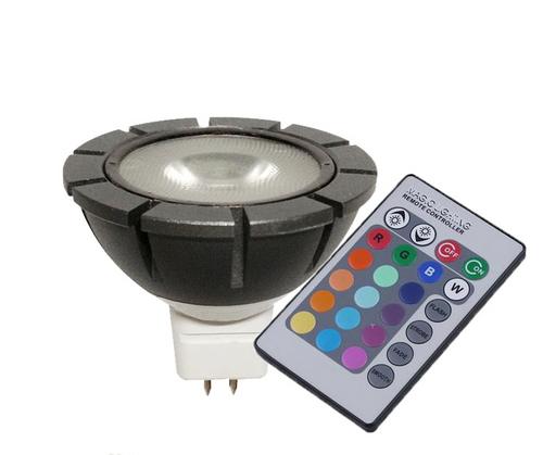 LED žiarovka 3 W RGB MR16 GU5.3 + diaľkové ovládanie