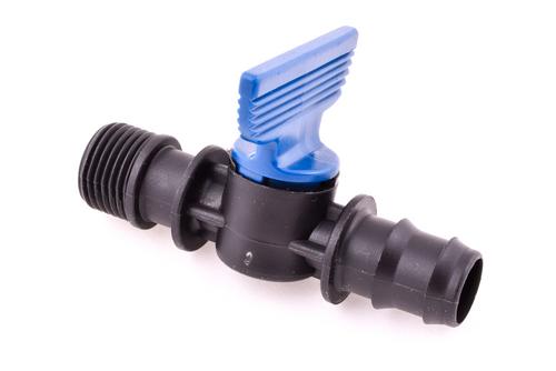 Plastica Alfa nástrčný cylindrový ventil 20 x 1/2" M, PN6