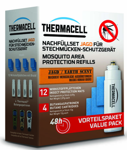 Thermacell náhradná sada náplní E-4 na 48 hodín pre poľovníkov 