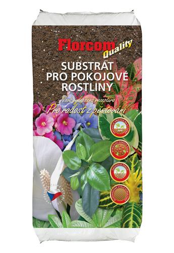 Florcom substrát pre izbové kvety Quality 10 l