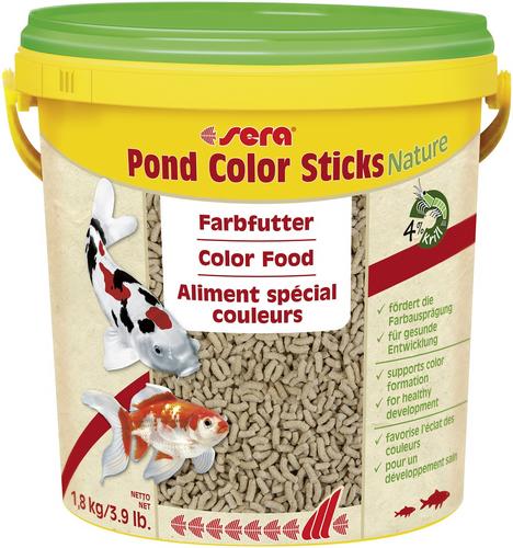 Sera krmivo pre ryby Pond Color Sticks Nature 10 l