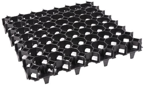 Zatrávňovací panel PUZZLE 500 x 500 x 40 mm, čierny