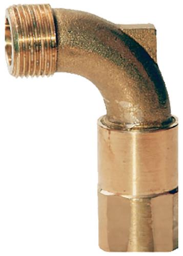 Rain mosadzné otočné koleno pre kľúč HK-3/4