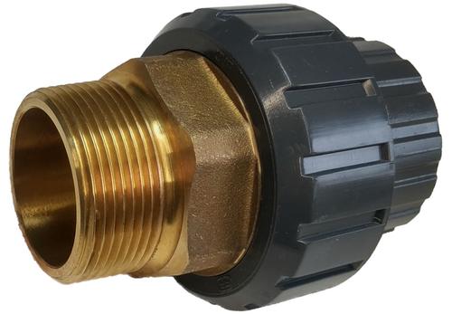 FIP šróbenie závitové PVC - Mosadz 50 x 1 1/2