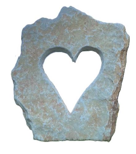 Solitér Srdce s LED svietením, podpílený solitérny kameň