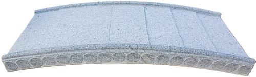 Žulový mostík oblúkový s bambusovým vzorom , 180 x 70 x 12 cm