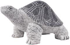 Kamenná soška Korytnačka tmavá, 30 cm