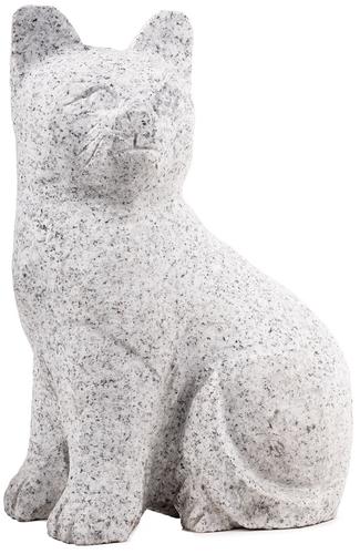 Kamenná soška Sediaca mačka, 30 cm