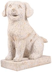 Kamenná soška Pes, 30 cm