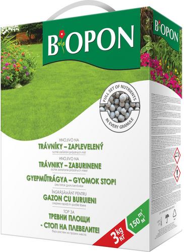 Bopon hnojivo na trávniky - proti burine 3 kg