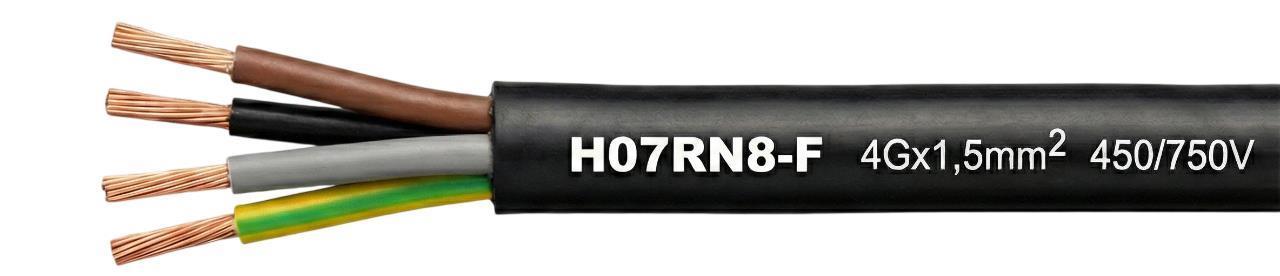 Kábel k čerpadlám H07RN8-F 4Gx1,5mm2